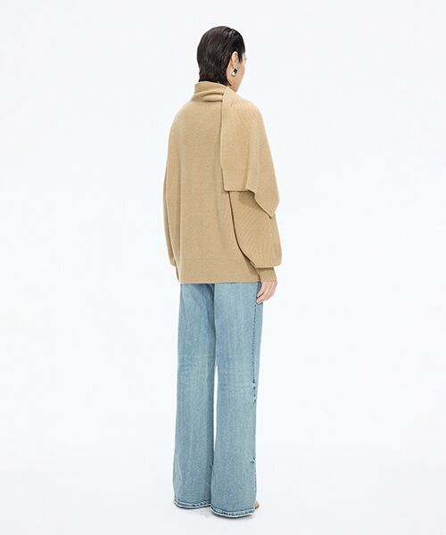 JNBY / ジェーエヌビーワイ カーディガン・ボレロ | Scarf Design Knit Cardigan / スカーフニットカーディガン | 詳細15