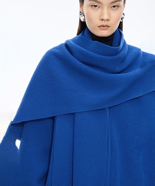 JNBY / ジェーエヌビーワイ カーディガン・ボレロ | Scarf Design Knit Cardigan / スカーフニットカーディガン | 詳細23