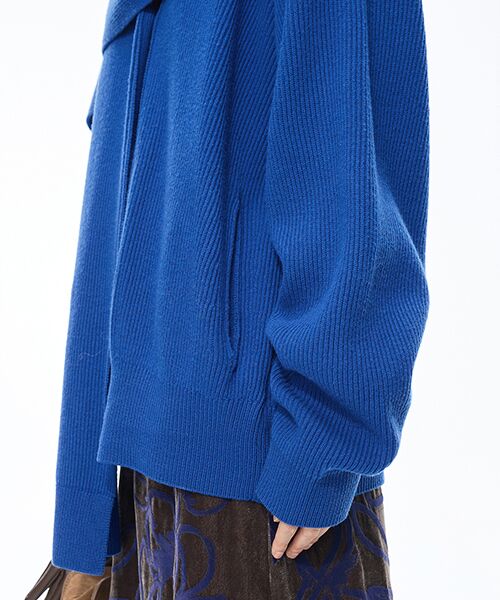 JNBY / ジェーエヌビーワイ カーディガン・ボレロ | Scarf Design Knit Cardigan / スカーフニットカーディガン | 詳細24