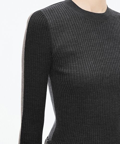 JNBY / ジェーエヌビーワイ ニット・セーター | Color-block Knit Pullover / カラーブロックニットプルオーバー | 詳細1