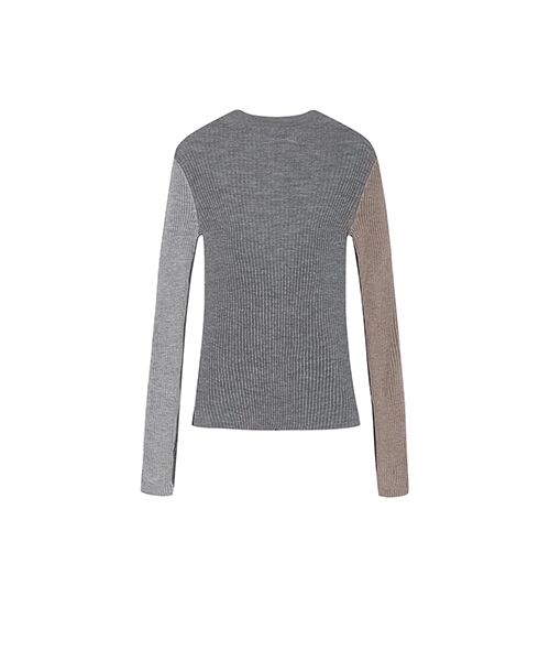 JNBY / ジェーエヌビーワイ ニット・セーター | Color-block Knit Pullover / カラーブロックニットプルオーバー | 詳細4