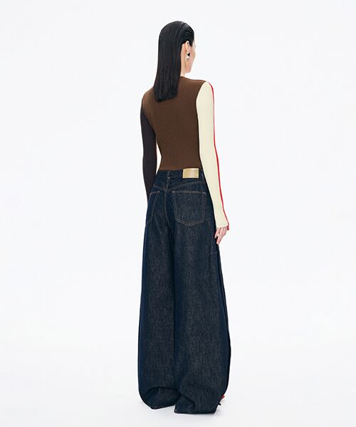 JNBY / ジェーエヌビーワイ ニット・セーター | Color-block Knit Pullover / カラーブロックニットプルオーバー | 詳細9