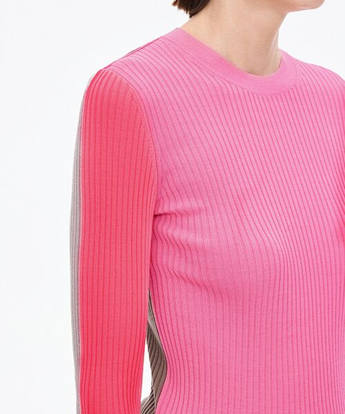 JNBY / ジェーエヌビーワイ ニット・セーター | Color-block Knit Pullover / カラーブロックニットプルオーバー | 詳細13