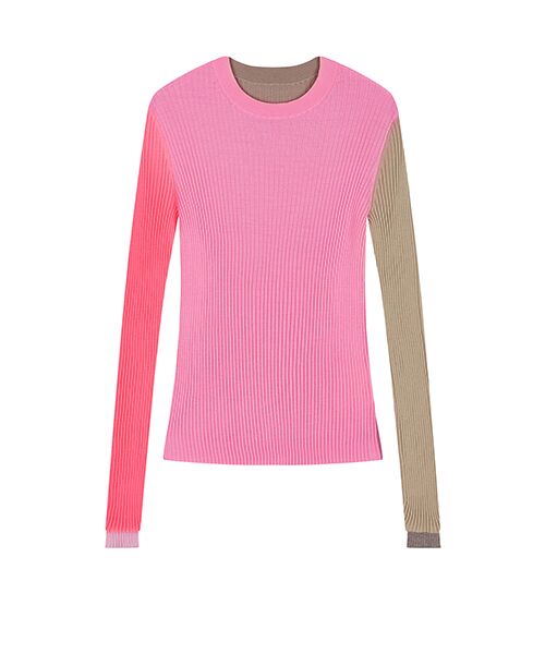 JNBY / ジェーエヌビーワイ ニット・セーター | Color-block Knit Pullover / カラーブロックニットプルオーバー | 詳細15