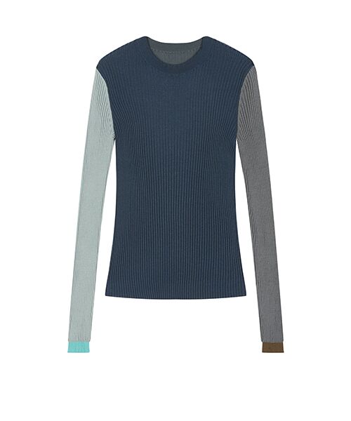 JNBY / ジェーエヌビーワイ ニット・セーター | Color-block Knit Pullover / カラーブロックニットプルオーバー | 詳細20