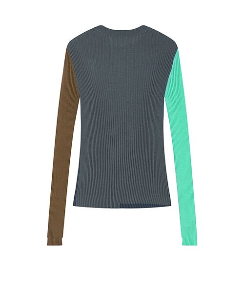 JNBY / ジェーエヌビーワイ ニット・セーター | Color-block Knit Pullover / カラーブロックニットプルオーバー | 詳細21