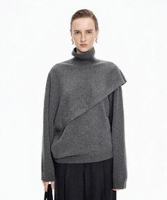 JNBY / ジェーエヌビーワイ ニット・セーター | Drift Poncho Sweater / ポンチョセーター