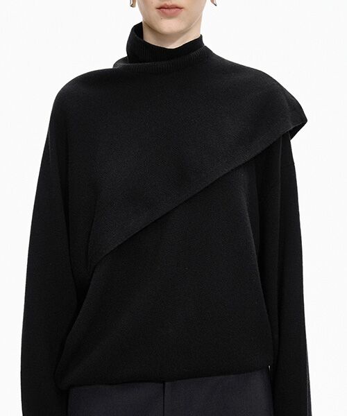 JNBY / ジェーエヌビーワイ ニット・セーター | Drift Poncho Sweater / ポンチョセーター | 詳細2