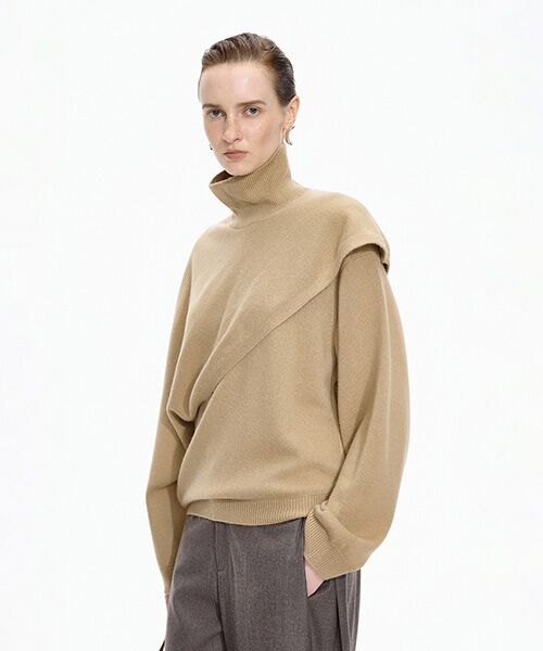 JNBY / ジェーエヌビーワイ ニット・セーター | Drift Poncho Sweater / ポンチョセーター | 詳細22