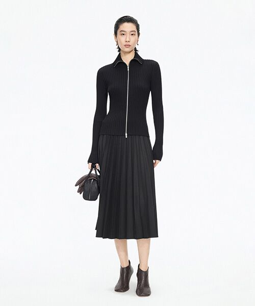 JNBY / ジェーエヌビーワイ ミニ・ひざ丈スカート | Pure Wool Pleated Skirt / プリーツスカート | 詳細5