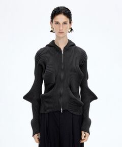 JNBY / ジェーエヌビーワイ ニット・セーター | Signature Sculpted Zip-up Cardigan / ジップアップカーディガン