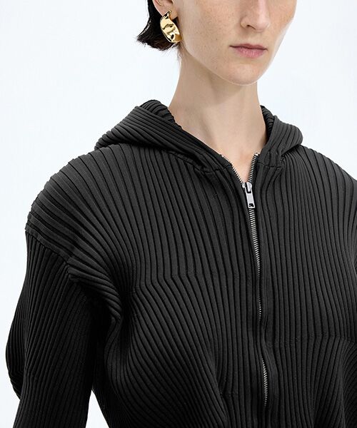 JNBY / ジェーエヌビーワイ ニット・セーター | Signature Sculpted Zip-up Cardigan / ジップアップカーディガン | 詳細2