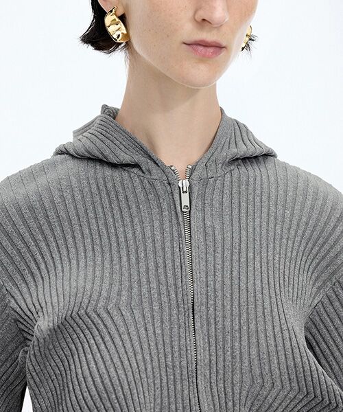 JNBY / ジェーエヌビーワイ ニット・セーター | Signature Sculpted Zip-up Cardigan / ジップアップカーディガン | 詳細11