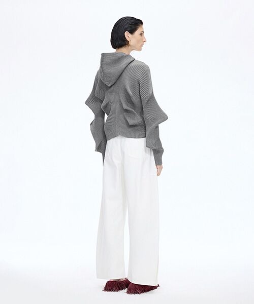 JNBY / ジェーエヌビーワイ ニット・セーター | Signature Sculpted Zip-up Cardigan / ジップアップカーディガン | 詳細15