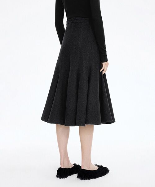 JNBY / ジェーエヌビーワイ ミニ・ひざ丈スカート | Herringbone Mermaid Skirt / ヘリンボーン マーメイドスカート | 詳細2