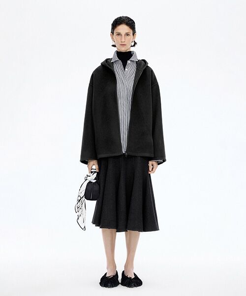 JNBY / ジェーエヌビーワイ ミニ・ひざ丈スカート | Herringbone Mermaid Skirt / ヘリンボーン マーメイドスカート | 詳細5