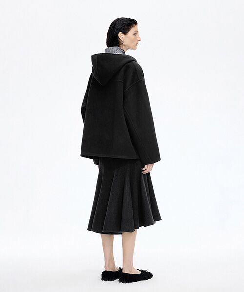 JNBY / ジェーエヌビーワイ ミニ・ひざ丈スカート | Herringbone Mermaid Skirt / ヘリンボーン マーメイドスカート | 詳細7