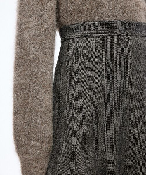 JNBY / ジェーエヌビーワイ ミニ・ひざ丈スカート | Herringbone Mermaid Skirt / ヘリンボーン マーメイドスカート | 詳細13