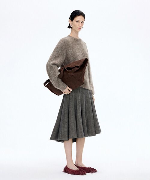 JNBY / ジェーエヌビーワイ ミニ・ひざ丈スカート | Herringbone Mermaid Skirt / ヘリンボーン マーメイドスカート | 詳細16