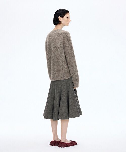 JNBY / ジェーエヌビーワイ ミニ・ひざ丈スカート | Herringbone Mermaid Skirt / ヘリンボーン マーメイドスカート | 詳細17