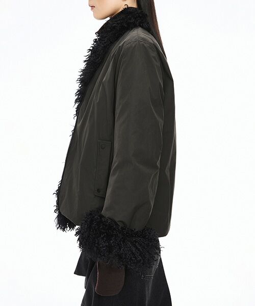 JNBY / ジェーエヌビーワイ ダウンジャケット・ベスト | Fur-trimmed Down Jacket | 詳細2