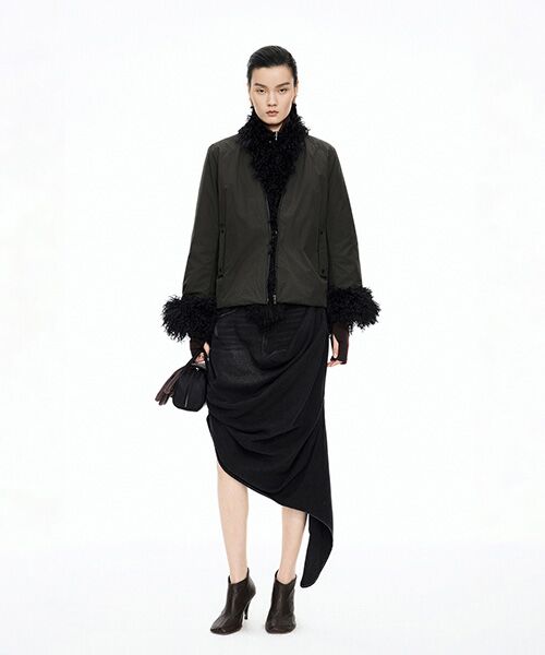 JNBY / ジェーエヌビーワイ ダウンジャケット・ベスト | Fur-trimmed Down Jacket | 詳細5