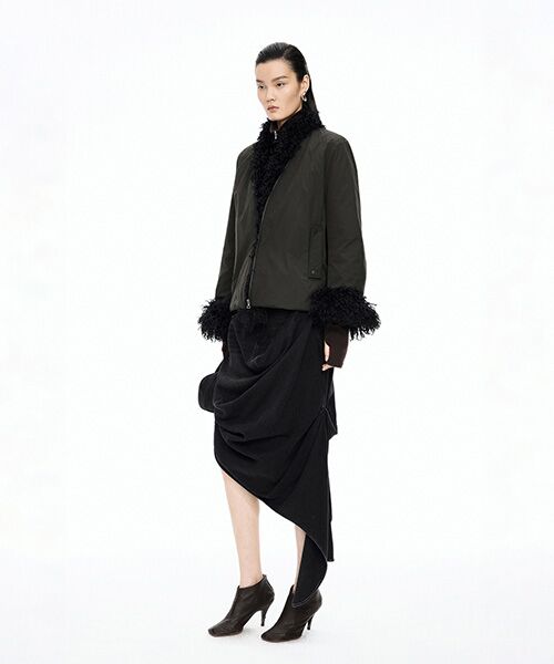 JNBY / ジェーエヌビーワイ ダウンジャケット・ベスト | Fur-trimmed Down Jacket | 詳細6