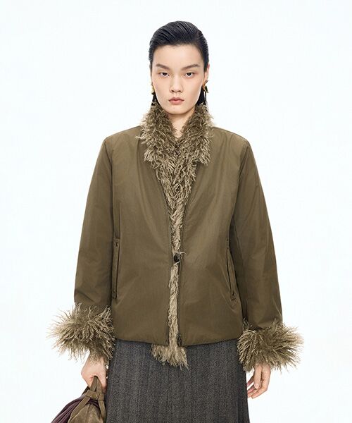 JNBY / ジェーエヌビーワイ ダウンジャケット・ベスト | Fur-trimmed Down Jacket | 詳細11