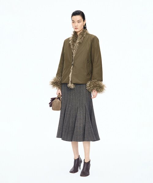 JNBY / ジェーエヌビーワイ ダウンジャケット・ベスト | Fur-trimmed Down Jacket | 詳細15