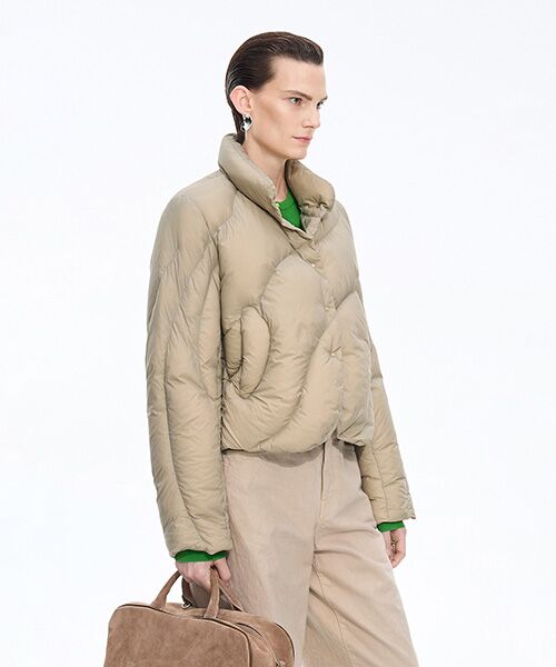 JNBY / ジェーエヌビーワイ ダウンジャケット・ベスト | Curved Quilted Down Jacket | 詳細10