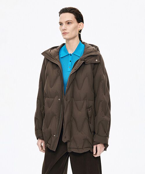 JNBY / ジェーエヌビーワイ ダウンジャケット・ベスト | Matte Quilted Down Jacket | 詳細20