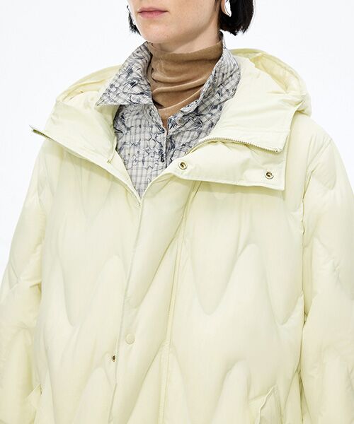 JNBY / ジェーエヌビーワイ ダウンジャケット・ベスト | Matte Long Quilted Down | 詳細5