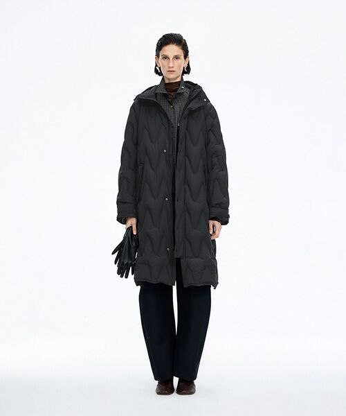 JNBY / ジェーエヌビーワイ ダウンジャケット・ベスト | Matte Long Quilted Down | 詳細12