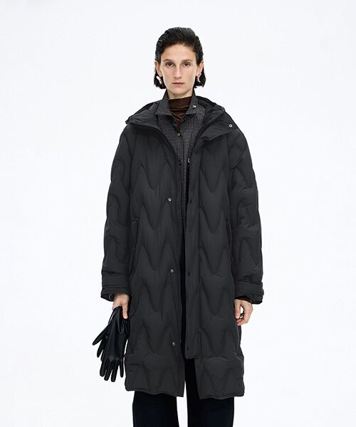 JNBY / ジェーエヌビーワイ ダウンジャケット・ベスト | Matte Long Quilted Down | 詳細15