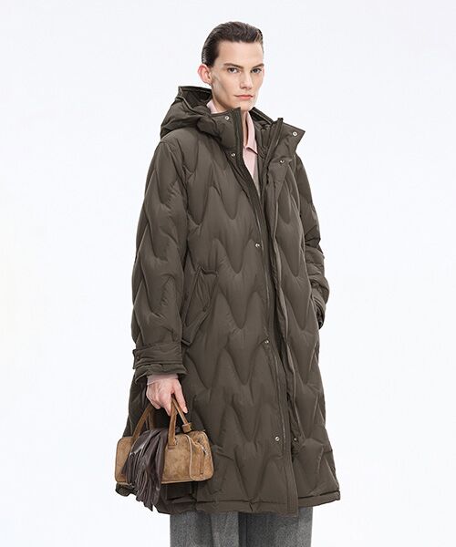 JNBY / ジェーエヌビーワイ ダウンジャケット・ベスト | Matte Long Quilted Down | 詳細24