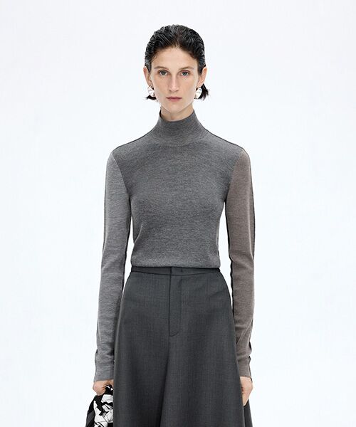 JNBY / ジェーエヌビーワイ ニット・セーター | Playful Contrast Knit Sweater | 詳細1