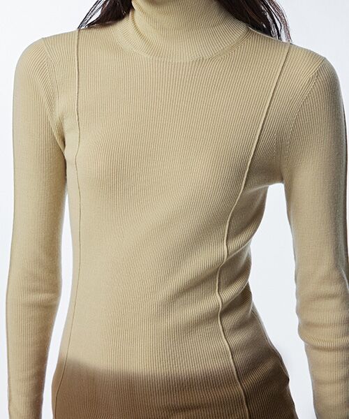 JNBY / ジェーエヌビーワイ ニット・セーター | Ribbed Slim-fit High-neck Sweater / ハイネックセーター | 詳細2