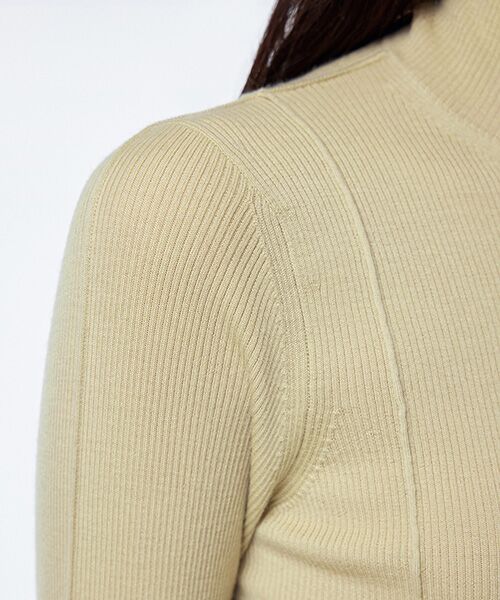 JNBY / ジェーエヌビーワイ ニット・セーター | Ribbed Slim-fit High-neck Sweater / ハイネックセーター | 詳細4