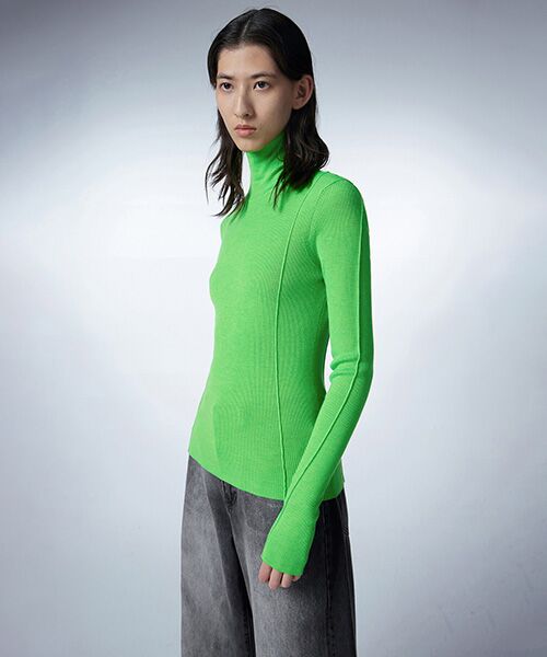 JNBY / ジェーエヌビーワイ ニット・セーター | Ribbed Slim-fit High-neck Sweater / ハイネックセーター | 詳細13