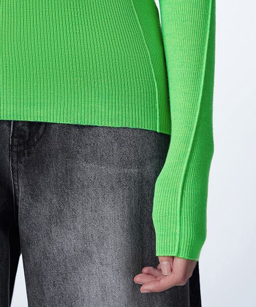 JNBY / ジェーエヌビーワイ ニット・セーター | Ribbed Slim-fit High-neck Sweater / ハイネックセーター | 詳細15