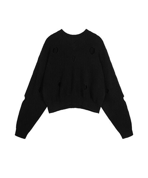 JNBY / ジェーエヌビーワイ ニット・セーター | Cutout Heart Sweater / カットアウト ハートセーター | 詳細7