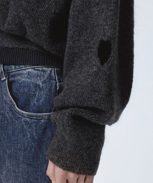 JNBY / ジェーエヌビーワイ ニット・セーター | Cutout Heart Sweater / カットアウト ハートセーター | 詳細13