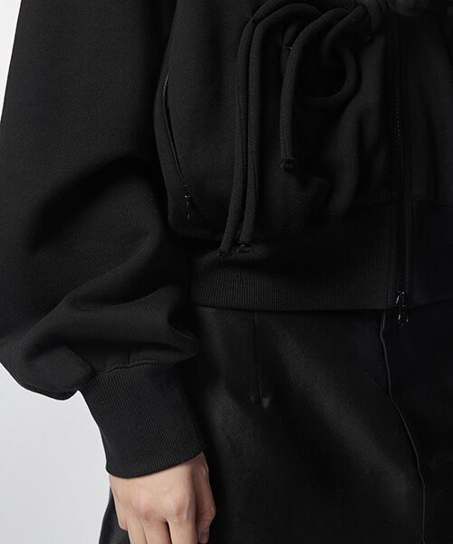 JNBY / ジェーエヌビーワイ パーカー | Unique Corded Zip-up Hoodie / ジップアップフーディ パーカー | 詳細2