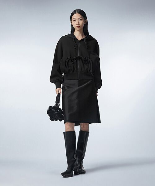 JNBY / ジェーエヌビーワイ パーカー | Unique Corded Zip-up Hoodie / ジップアップフーディ パーカー | 詳細3