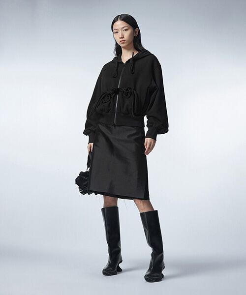 JNBY / ジェーエヌビーワイ パーカー | Unique Corded Zip-up Hoodie / ジップアップフーディ パーカー | 詳細4