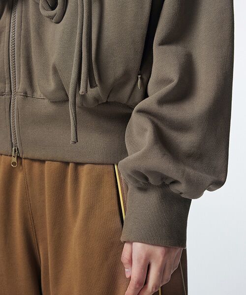 JNBY / ジェーエヌビーワイ パーカー | Unique Corded Zip-up Hoodie / ジップアップフーディ パーカー | 詳細11