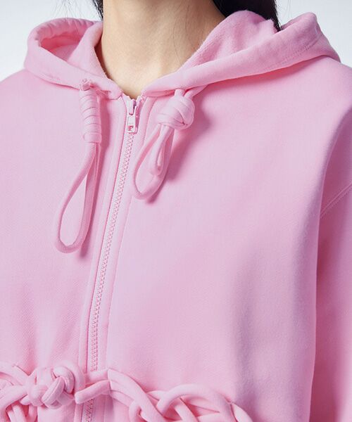 JNBY / ジェーエヌビーワイ パーカー | Unique Corded Zip-up Hoodie / ジップアップフーディ パーカー | 詳細22