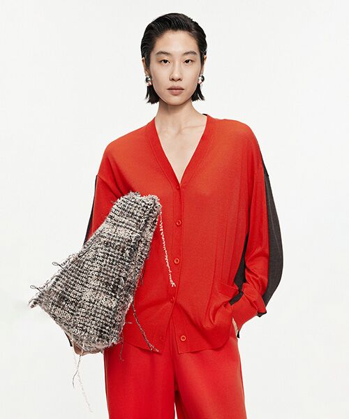 JNBY / ジェーエヌビーワイ ニット・セーター | Two-Tone Merino Wool Cardigan | 詳細22