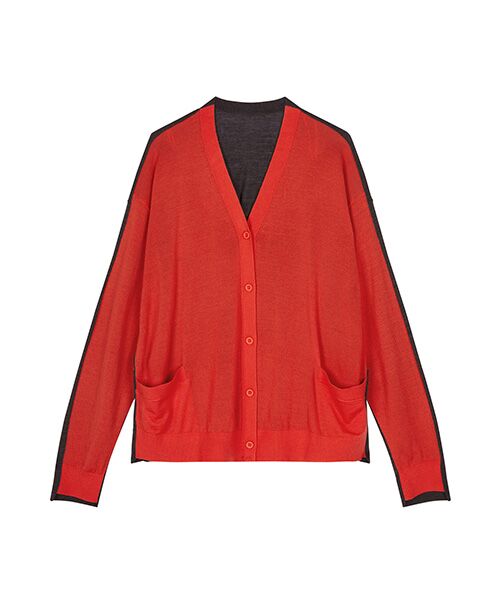 JNBY / ジェーエヌビーワイ ニット・セーター | Two-Tone Merino Wool Cardigan | 詳細28