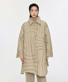 JNBY / ジェーエヌビーワイ ダウンジャケット・ベスト | Twisted Quilted Mid-length Down Jacket